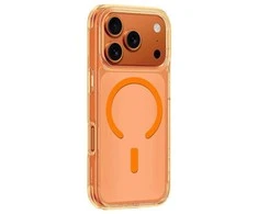„AmazingThing Minimal“ dėklas, skirtas „iPhone 17 Pro“, suderinamas su „MagSafe“ - oranžinis