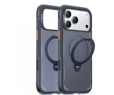 Dėklas Mėlyna TORRAS Ostand Spin Air - etui do iPhone 17 Pro kompatybilne su MagSafe (midnight mėlynas)