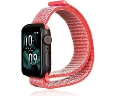 Beline apyrankė Apple Watch Nylon 38/40/41mm rožinės spalvos