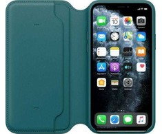 iPad Odinė „Folio“ tipo atverčiama dėžutė, skirta iPhone 11 Pro – Peacock