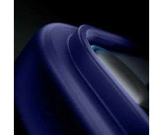 Dėklas 3Mk apsaugos 3mk dūminis „MagCase“, skirtas „iPhone 16 Pro“ – Mėlyna-permatomas