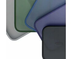 Dėklas 3Mk apsaugos 3mk dūmų spalvos „MagCase“, skirtas „iPhone 17“ – „Mėlyna-Translucent“
