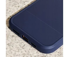Dėklas Telforceone Simple Carbon case for iPhone 17 Pro Max 6,9" mėlynas