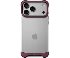 Dėklas Arc Pulse - Aluminum Protective Case for iPhone 18 Pro Max, Matte Dark Raudona (ARC-AP-AL-MDR-APL-IP-18-MAX)