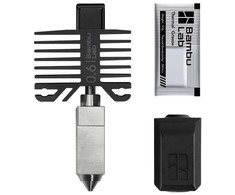 Hotend galvutė 0.6mm – skirta Bambu Lab X1 ir P1 serijų spausdintuvams