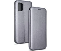 Beline Book Magnetic Samsung Galaxy A20s A207 dėklas telefonui plieno spalvos