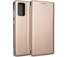 Beline Book Magnetic Samsung Galaxy Note 20 N980 dėklas telefonui rožinio aukso spalvos