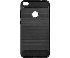 Dėklas Oem Case for Huawei P8 LITE 2017 / P9 LITE 2017 Carbon juodas