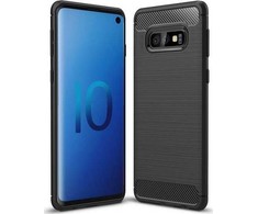 Oem CARBON dėklas skirtas Samsung Galaxy S10e juodos spalvos