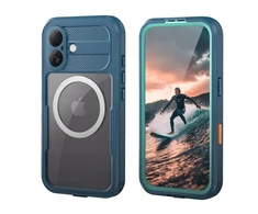 Atsparus vandeniui dėklas iPhone 17, mėlynas Crong Seal Cover