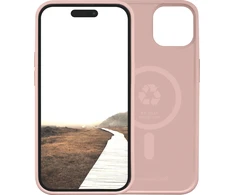 Dėklas D Bramante dbramante1928 Monaco - Hintere Abdeckung fur Mobiltelefon - MagSafe-Kompatibilitat - Kunststoff, Silikon - rosa sandfarben - fur Apple iPhone 15 Plus (MO67PISA1848)