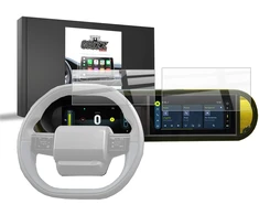 GrizzGlass navigacijos dėklas Keraminė plėvelė CarDisplay Protection, skirta Fiat Grande Panda 10,25'' (2025) [2w1]