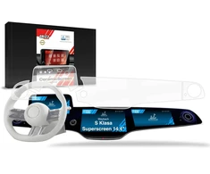 Navigacijos dėklas GrizzGlass keraminė plėvelė CarDisplay Protection, skirtas Maybach Klasė S Superscreen (2026) [4w1] (GRZ22844)