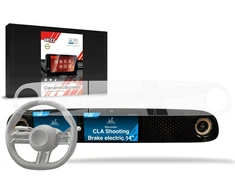 GrizzGlass keraminė plėvelė CarDisplay Protection navigacijos dėklui, skirta Mercedes CLA Shooting Brake electric (2026) [4w1] (GRZ22839)