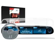 Navigacijos dėklas GrizzGlass keraminė plėvelė CarDisplay Protection skirtas Mercedes GLB electric Superscreen (2026) [4w1] (GRZ22819)