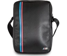 Krepšys planšetiniam kompiuteriui 8" BMW Carbon / Tricolor Stripe (BMTB8MCPBK) juodos spalvos