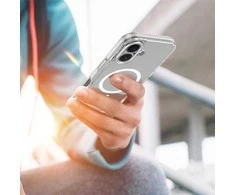 Dux Ducis Clin Mag dėklas skirtas Apple iPhone 17 suderinamas su MagSafe – skaidrus