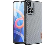 Dux Ducis Fino covered with nylon material Poco M4 Pro 5G dėklas telefonui mėlynos spalvos