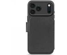 „Decoded“ odinis nuimamas dėklas – su „MagSafe“ suderinamas odinis apsauginis dėklas, skirtas „iPhone 17 Pro Max“ (juodas)