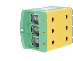 Dėklas Ergom 3 bėgių bėgio jungtis ZJUN-3x240 PE geltona-žalia R34RR-07020002701
