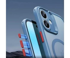 ESR Classic Pro Set Halolock MagSafe dėklas iPhone 16 - mėlynas