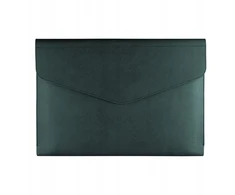 Dėklas Fixed Pouzdro FIXED Siena do laptopów o przekątnej do 15,3'' ciemnozielony