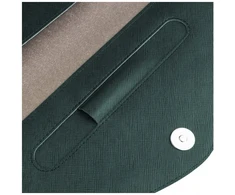 Dėklas Fixed Pouzdro FIXED Siena do laptopów o przekątnej do 15,3'' ciemnozielony