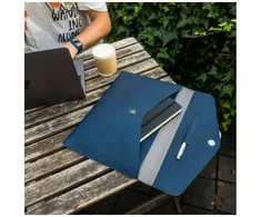 Dėklas Fixed Pouzdro FIXED Siena do laptopów o przekątnej do 15,3'' ciemnoniebieski