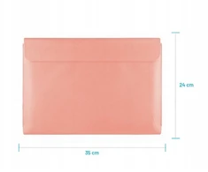 Dėklas Fixed Pouzdro FIXED York do laptopów o przekątnej do 15,3'' brzoskwiniowy