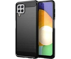 Forcell Oem CARBON dėklas skirtas Samsung Galaxy A22 LTE ( 4G ) juodos spalvos