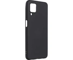 Forcell Oem SILICONE dėklas skirtas Samsung Galaxy A12 juodos spalvos