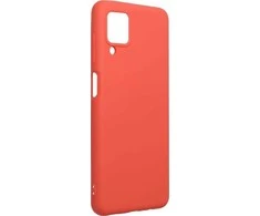 Forcell Samsung A12 silikoninis dėklas persikinės spalvos
