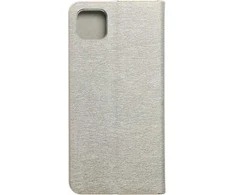 Dėklas Forcell Oem LUNA Book Gold skirtas Samsung Galaxy A22 5G sidabro spalvos