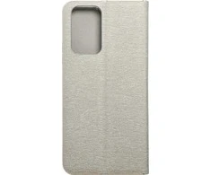 Dėklas Forcell Oem LUNA Book Gold skirtas Xiaomi Redmi Note 10 Pro sidabro spalvos