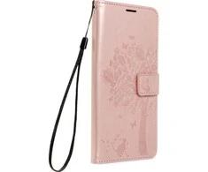Forcell Oem MEZZO Book dėklas skirtas Samsung Galaxy A32 LTE ( 4G ) medžio rose auksinis
