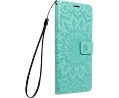 Forcell Oem MEZZO Book dėklas skirtas Samsung Galaxy S21 mandala žalios spalvos