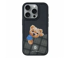 Dėklas Forcell Inne ZUCK BEAR case DARREN compatible with MagSafe 16 juodas