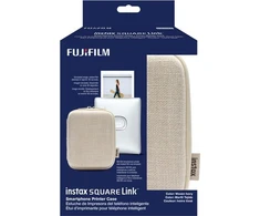 Dėklas Fujifilm instax Square Link Spausdintuvas Case woven ivory
