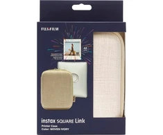 Dėklas Fujifilm instax Square Link Spausdintuvas Case woven ivory