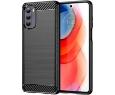 Hurtel Carbon flexible Motorola Moto G Stylus 2022 dėklas telefonui juodos spalvos