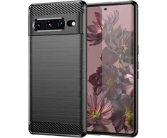 Hurtel Carbon Case Flexible Google Pixel 7 Pro dėklas telefonui juodos spalvos