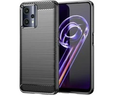 Hurtel Carbon dėklas skirtas Realme 9 Pro, juodas