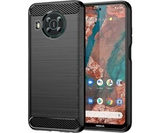 Hurtel Carbon dėklas skirtas Nokia X100, juodas