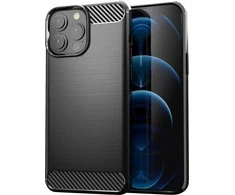 Hurtel Carbon dėklas skirtas iPhone 13 Pro, juodas