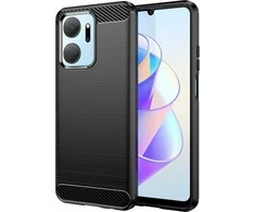 Telefono dėklas Hurtel Carbon Case silicone, skirtas Honor Play 40 Plus / Honor X7a