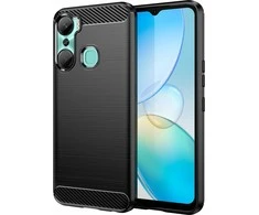 Hurtel Carbon Infinix Hot 12 Pro flexible silikoninis carbon dėklas telefonui juodos spalvos