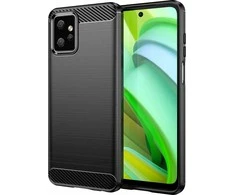 Hurtel Carbon Motorola Moto G Power 2023 flexible silikoninis carbon dėklas telefonui juodos spalvos