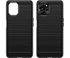 Carbon Realme 10 5G / Realme 9i 5G Flexible silikoninis Carbon dėklas telefonui juodos spalvos