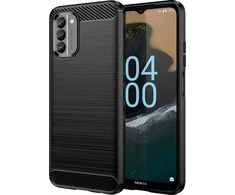 Hurtel Carbon dėklas skirtas NOKIA G400, juodas