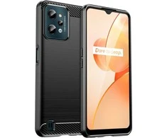Hurtel Carbon dėklas skirtas Realme C31, juodas